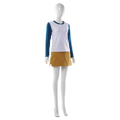 One Piece Live-action 2 (2026) Nami Blue Long Sleeves Skirt Set Outfits Cosplay Costume