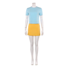 One Piece Live-action 2 (2026) Nami Blue Yellow Skirt Set Outfits Cosplay Costume