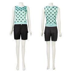 One Piece Live-action 2 (2026) Nami Green Vest Shorts Set Outfits Cosplay Costume 