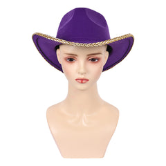 One Piece Live-action 2 (2026) Nico Robin Purple Felt Hat Cosplay Accessories Props