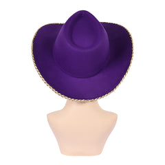 One Piece Live-action 2 (2026) Nico Robin Purple Felt Hat Cosplay Accessories Props