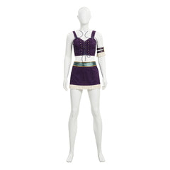 One Piece Live-action 2 (2026) Nico Robin White Coat Purple Set Cosplay Costume