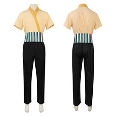 One Piece Live-action 2 (2026) Roronoa Zoro Yellow Black Set Outfits Cosplay Costume