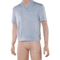 One Piece Live-action 2 (2026) Sanji Blue Shirt Outfits Cosplay Costume