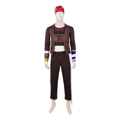 One Piece Live-action 2 (2026) Usopp Brown Black Set Outfits Cosplay Costume