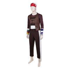 One Piece Live-action 2 (2026) Usopp Brown Black Set Outfits Cosplay Costume