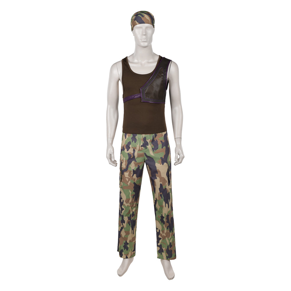 One Piece Live-action 2 (2026) Usopp Green Camouflage Set Outfits Cosplay Costume 