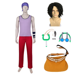 One Piece Live-action 2 (2026) Usopp Purple Red Set Outfits Cosplay Costume