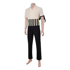 One Piece Live-action 2 (2026) Zoro White Top Pants Set Outfits Cosplay Costume 
