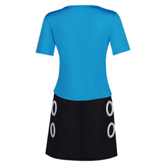 One Piece Live-action (2026) Nami Blue Shirt Black Skirt Set Outfits Cosplay Costume 