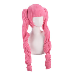 One Piece Perona Pink Cosplay Wig Halloween Carnival Accessories Props