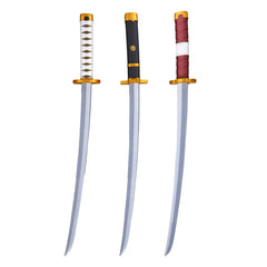 One Piece Roronoa Zoro Weapon Retractable Swords Katanas Cosplay Accessories Props