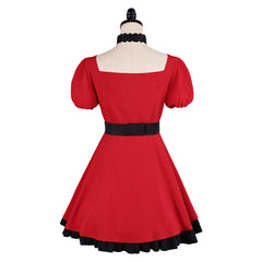 Oshi No Ko Season 3 (2026) Hoshino Rubii Red Dress Set Cosplay Costume 