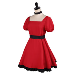 Oshi No Ko Season 3 (2026) Hoshino Rubii Red Dress Set Cosplay Costume 