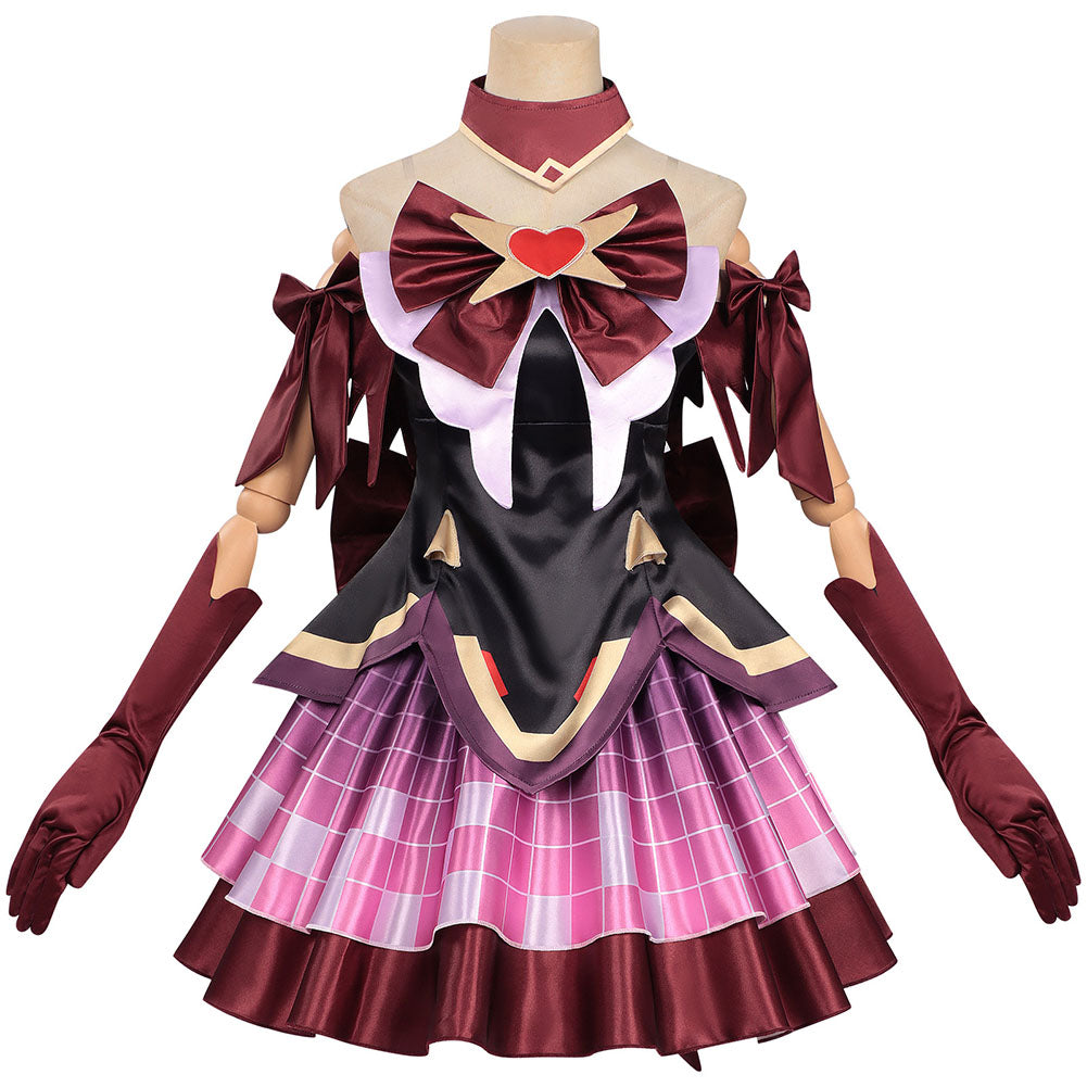 Overwatch 2 Juno Magical Girl Pink Black Set Outfits Cosplay Costume
