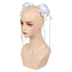 Overwatch 2 Street Fighter Juno Chun-Li Buns Earrings Cosplay Accessories Props