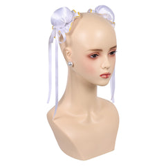 Overwatch 2 Street Fighter Juno Chun-Li Buns Earrings Cosplay Accessories Props
