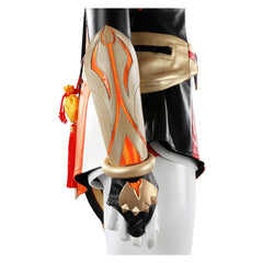 Overwatch Anran Ye Red Black Set Outfits Cosplay Costume Halloween Suit