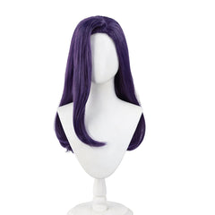 Overwatch D.Mon Purple Wig Cosplay Halloween Accessories Props