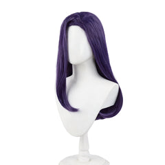 Overwatch D.Mon Purple Wig Cosplay Halloween Accessories Props