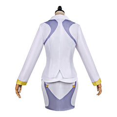 Overwatch Domina White Skirt Set Outfits Cosplay Costume Halloween Suit