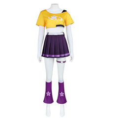 Overwatch Juno Date Day Yellow Purple Set Outfits Cosplay Costume