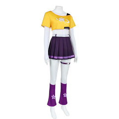 Overwatch Juno Date Day Yellow Purple Set Outfits Cosplay Costume