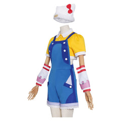 Overwatch Juno Yellow Blue Kitty Set Outfits Cosplay Costume 