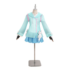 Overwatch Kiriko Blue Raincoat Set Outfits Cosplay Costume 