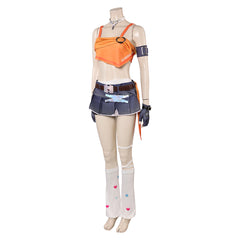 Overwatch Mercy Le Sserafim Fearless Orange Set Outfits Cosplay Costume 