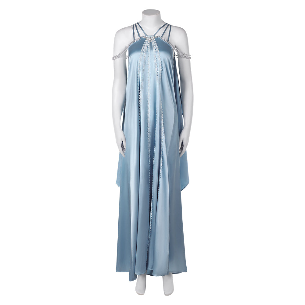 Padme Amidala Blue Nightgown ​Sleepwear Dress Outfits Cosplay Costume