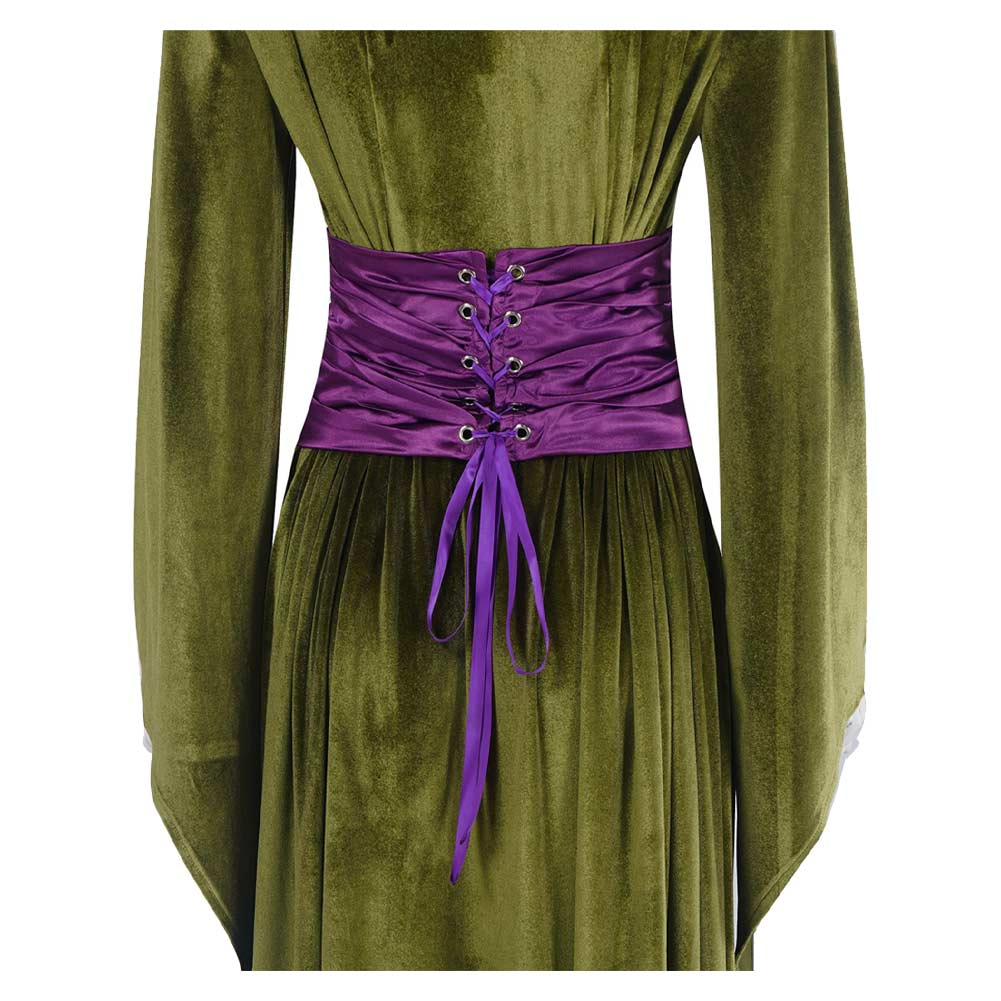 padme green velvet dress Star Wars Padme Green Velvet Bell Sleeve Dress (Exclusive)