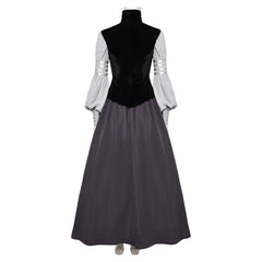 Padme Amidala Queen Black Top Skirt Set Outfits Cosplay Costume 