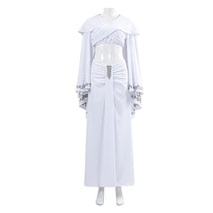 Padmé Naberrie Amidala White Top Skirt Set Outfits Cosplay Costume 