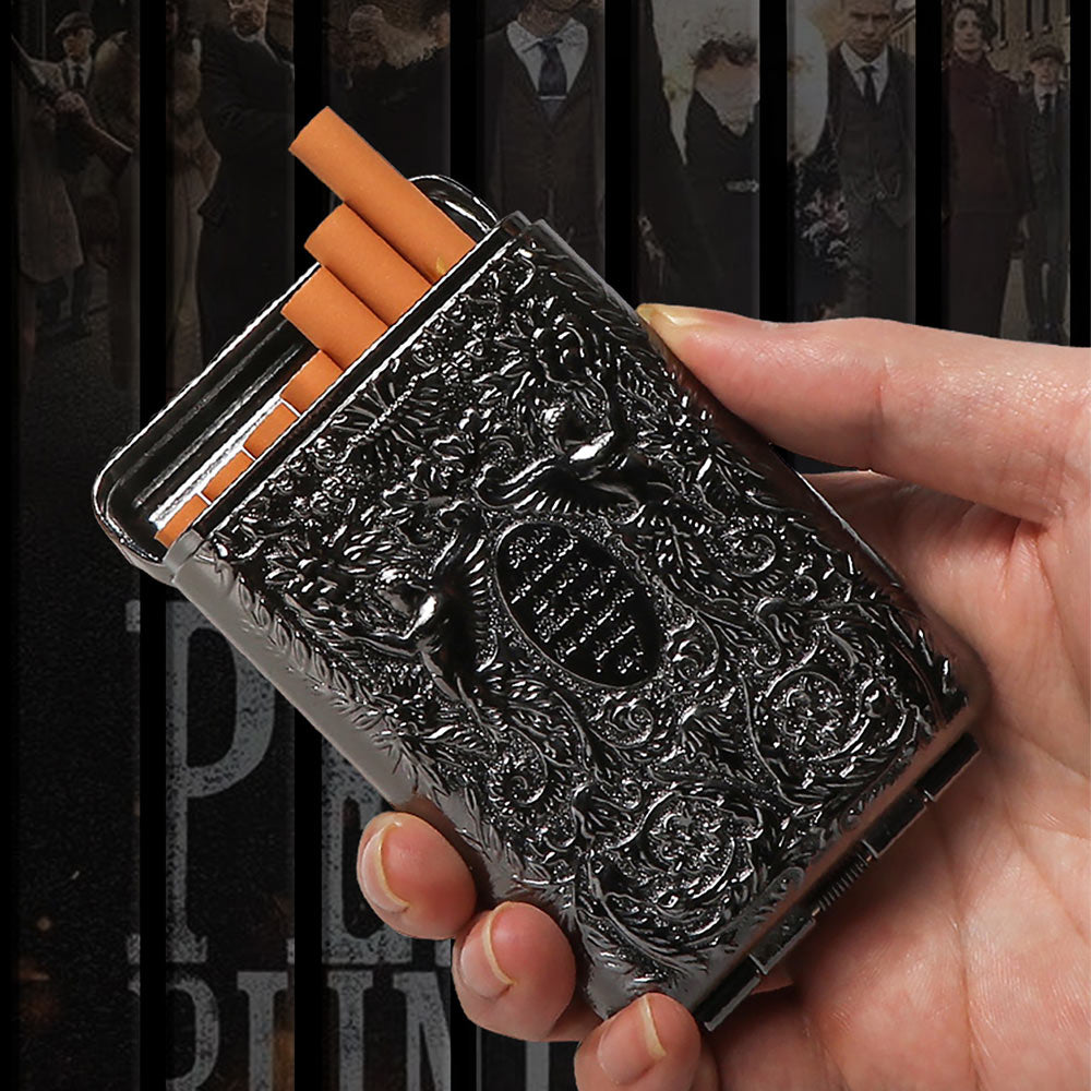 cyberpunk 2077 cigarette case Peaky Blinders: The Immortal Man (2026) Shelby Vintage – Coshduk Handcrafted Steampunk Brass Cigarette Case