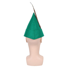 Peter Pan Robin Hood Green Hat With Feathers Cosplay Accessories Halloween Props