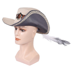 Pirates Of The Caribbean Will Turner Hat Cap With Feather ​Cosplay Accessories Props