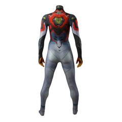 Mv Rivals (2025) Peni Parker Gray Red Jumpsuit Outfits Cosplay Costume