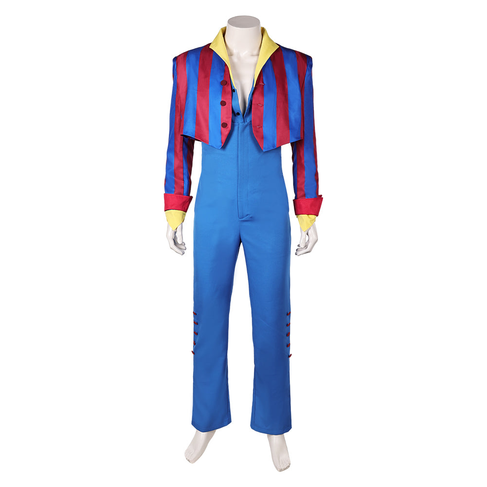 Prince Rogers Nelson Blue Stage Outfits Cosplay Costume Carnival Suit 