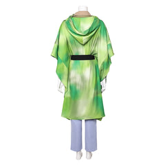 Princess Leia Green Camouflage Poncho Set Outfits Cosplay Costume 