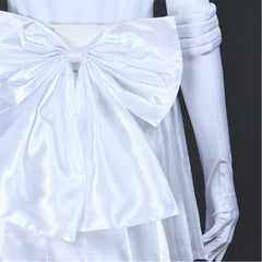 Princess Leia Sailor Guardians White Dress Set Outfits Cosplay Costume Halloween Suit 