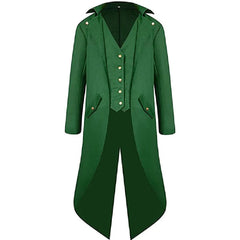 Steampunk Retro St. Patrick‘s Day Cosplay Costume Outfits Halloween Carnival Suit