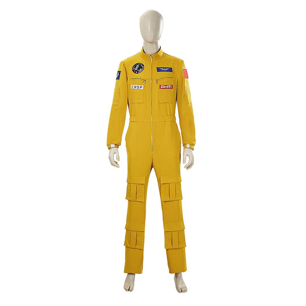 Project Hail Mary (2026) Ryland Grace Yellow Jumpsuit Outfits Cosplay Costume