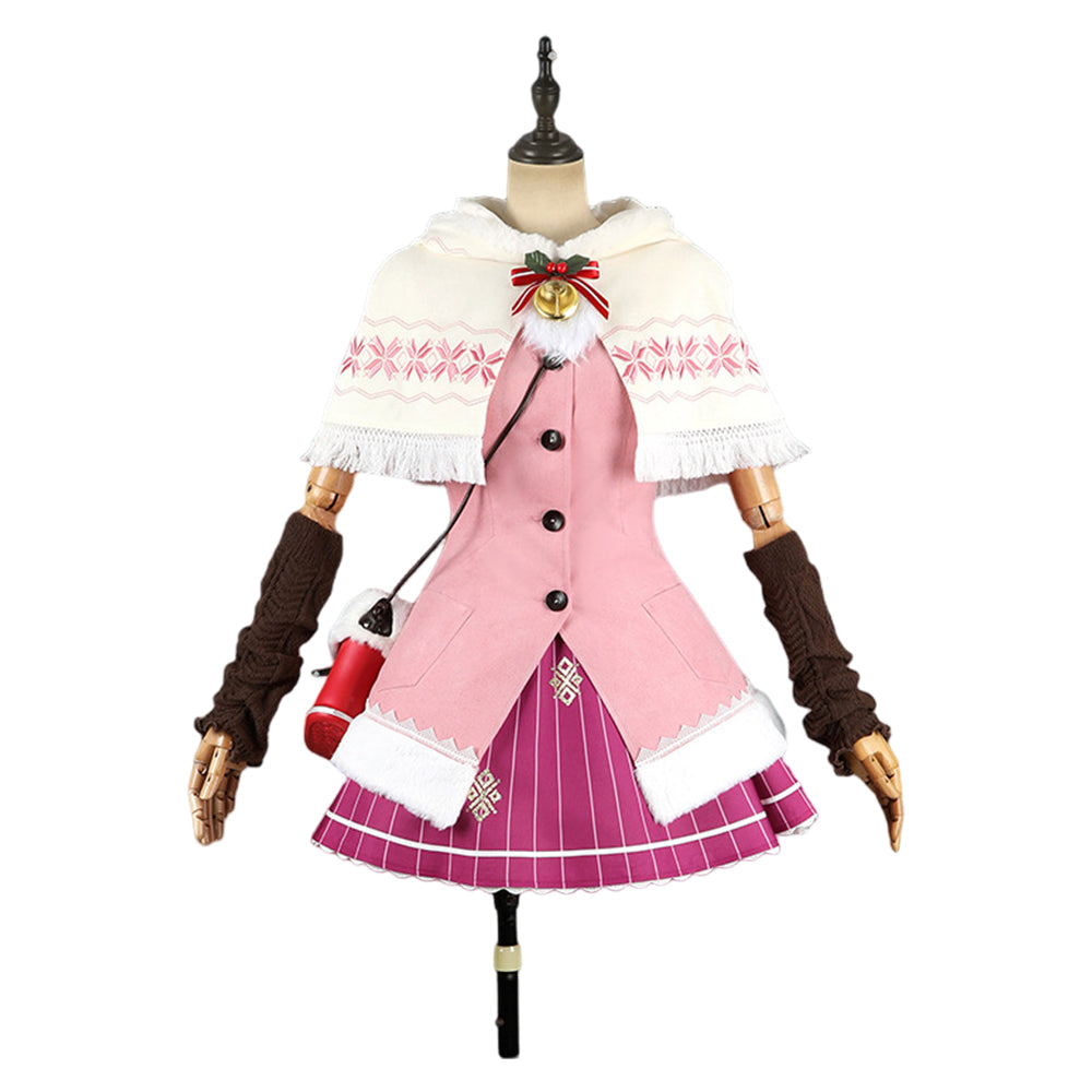 Ram Christmas ​Pink Skirt Set Outfits Cosplay Costume Halloween Suit 