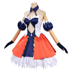 Record Of Ragnarok (2026) Alvitr Blue Orange Dress Set Outfits Cosplay Costume