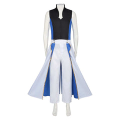 Record Of Ragnarok (2026) Hades Blue White Set Outfits Cosplay Costume 