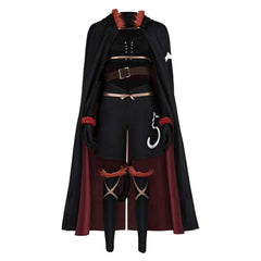 Reincarnated As A Sword (2026) Fran Black Cloak Set Outfits Cosplay Costume