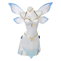 Rem Jewel Princess Fairy Blue White Dress Set Outfits Cosplay Costume
