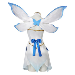 Rem Jewel Princess Fairy Blue White Dress Set Outfits Cosplay Costume
