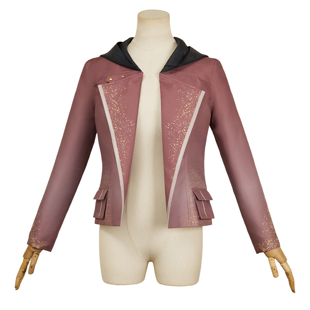 Resident Evil 30th Anniversary Grace Ashcroft Printed Jacket Coat Outfit Cosplay Costume